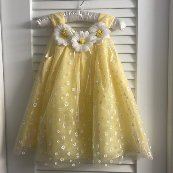 Rare Editions Other - Rare Editions Size 6 Flower Power Shift Dress - lovely look w daisies!